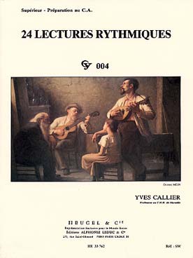 Illustration callier 24 lectures rythmiques sup./ca
