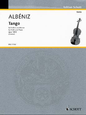 Illustration de Tango op. 165/2 en la m (tr. Kreisler)