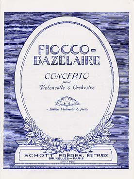Illustration de Concerto pour violoncelle et orchestre, réd. piano
