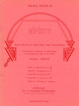 Illustration de Bipiste : 9 pièces pour duos  - Vol. 4 : alto (mi b)