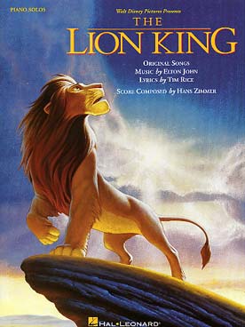 Illustration de DISNEY Le ROI LION (Elton John) : piano solo
