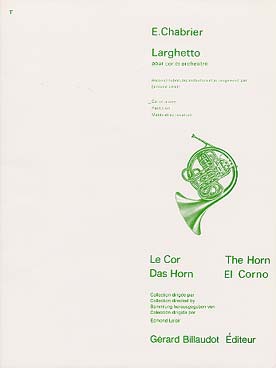 Illustration de Larghetto (cor et orchestre, réd. piano)