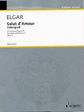 Illustration elgar salut d'amour op. 12 en mi maj