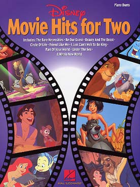 Illustration disney movie hits for two
