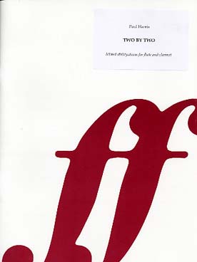 Illustration de TWO BY TWO pour flûte et clarinette (tr. Harris)