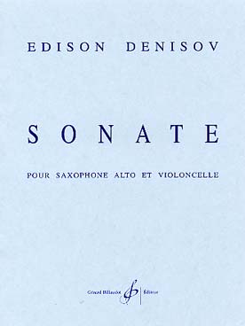 Illustration denisov sonate saxophone/violoncelle