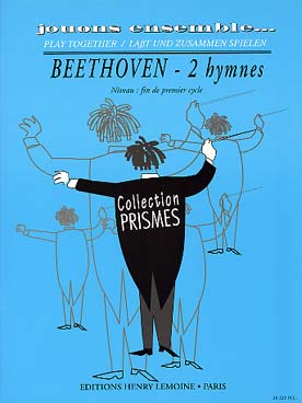 Illustration de 2 Hymnes (collection Prismes) : conducteur et parties séparées pour tous instruments (cordes, bois, cuivres, percussion, piano et guitare ad lib.)
