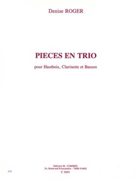 Illustration de Pièces en trio pour hautbois, clarinette et basson (C + P)