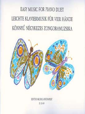 Illustration de EASY PIANO FOR MUSIC DUET (éd. E.M.B.) : Mozart, Diabelli, Kuhlau, Weber, Schubert, Donizetti, Schumann, Grieg
