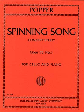 Illustration de Spinning songs concert study op. 55 N° 1
