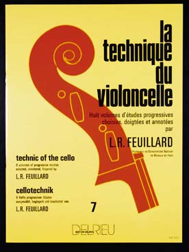 Illustration de La Technique du violoncelle, études progressives - Vol. 7