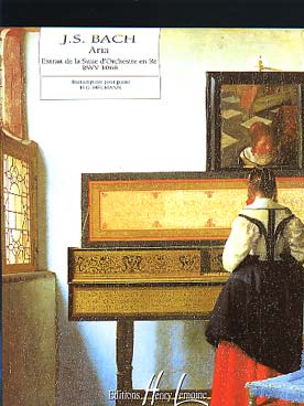 Illustration de Aria de la suite d'orchestre en ré  BWV 1068 (tr. Heumann)   