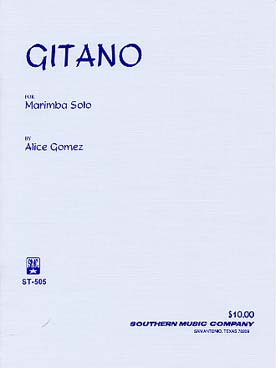 Illustration de Gitano pour marimba solo
