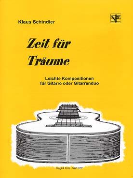 Illustration de Zeit für Träume, pièces faciles pour 1 ou 2 guitares