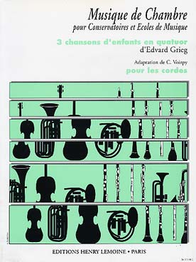 Illustration de 3 Chansons d'enfants en quatuor