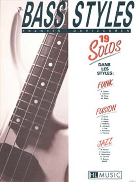 Illustration de Bass styles : 19 solos