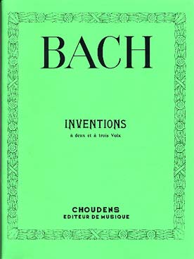 Illustration de Inventions à 2 et 3 voix BWV 772-801 - éd. Choudens