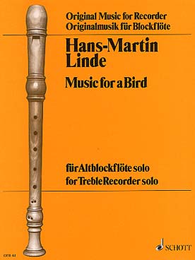 Illustration de Music for a bird pour flûte à bec alto