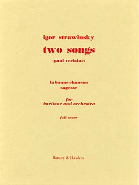 Illustration stravinsky 2 songs (verlaine)