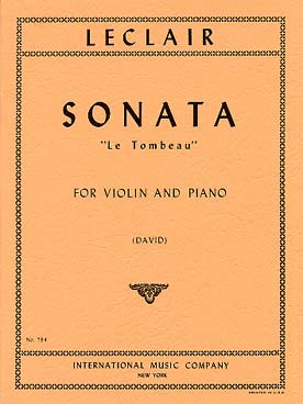 Illustration de Sonate en ut m "Le Tombeau" (David)