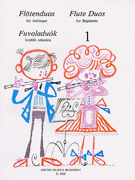 Illustration de FLUTE DUOS FOR BEGINNERS - Vol. 1