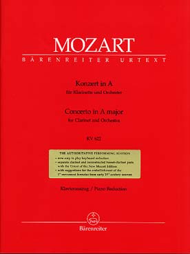 Illustration de Concerto K 622 en la M pour clar. en la