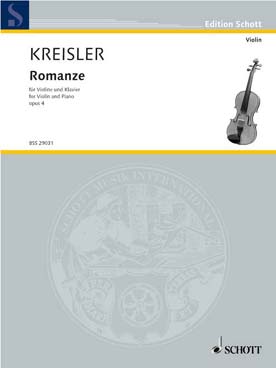 Illustration kreisler romance op. 4