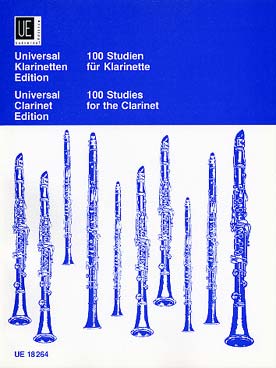 Illustration 100 etudes pour clarinette