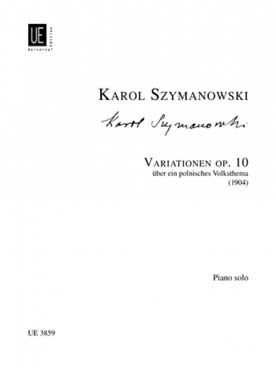 Illustration de Variations sur un thème folklorique polonais op. 10