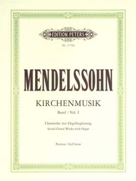 Illustration mendelssohn kirchenmusik v. 1 mit orgel