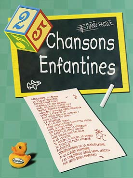 Illustration de 25 CHANSONS ENFANTINES pour piano facile