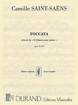Illustration de Album pour piano op. 72 - N° 3 : toccata