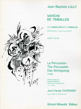 Illustration lully marche de timbales