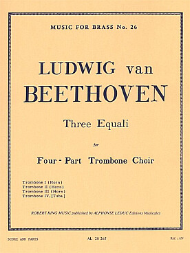 Illustration de 3 Equali pour 4 trombones ou 3 cors et 1 trombone