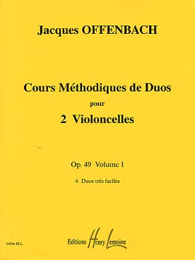 Illustration de Cours méthodique de duos op. 49 - Vol. 1