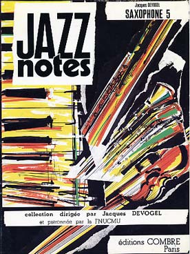 Illustration jazz notes saxophone 5