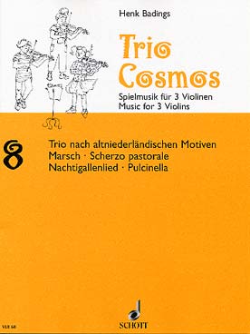 Illustration de Trio-Cosmos pour 3 violons (C + P) - N° 8