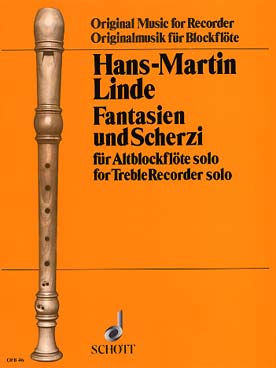 Illustration de Fantasien und scherzi pour flûte à bec alto