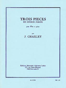 Illustration de 3 Pièces en courte-pointe : entrée noble, berceuse, gavotte