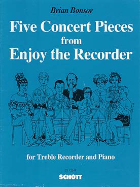 Illustration de 5 Concert Pieces from Enjoy the Recorder pour flûte à bec alto