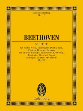 Illustration de Septuor op. 20 en mi b M