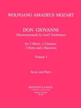 Illustration de Don Giovanni Vol. 1 pour 2 hautbois, 2 clarinettes, 2 bassons et 2 cors