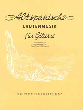 Illustration de ANTHOLOGIE DU LUTH (tr. Behrend) - Vol. 5 : Les Maîtres espagnols