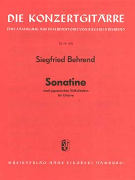 Illustration de Sonatine d'après des mélodies populaires japonaises