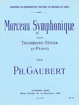 Illustration de Morceau symphonique pour trombone ténor