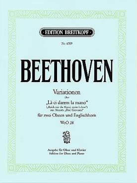 Illustration de Variations sur le thème "La ci darem la mano" extrait de Don Giovanni de Mozart