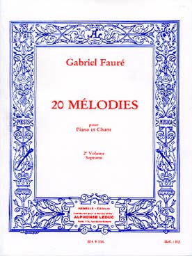 Illustration faure 60 melodies vol. 2  (soprano)