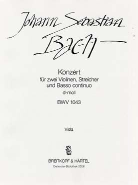 Illustration de Concerto BWV 1043 pour 2 violons en ré m - Alto