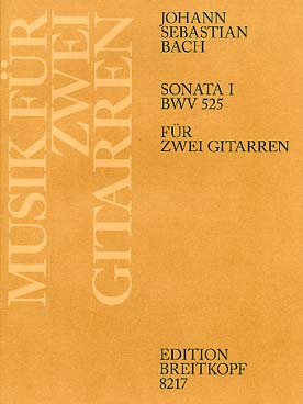 Illustration de Sonata I BWV 525 pour orgue (tr. Krause)