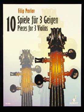 Illustration de 10 Pièces pour 3 violons (C)